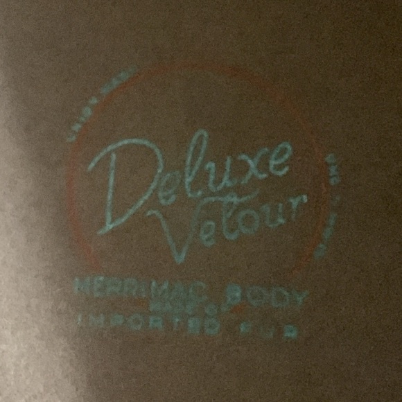 Vintage Brown Art Deco Velour Merrimac hat Union Made in 1950’s - Picture 7 of 8